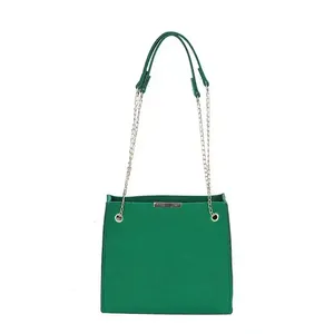 Sac fourre-tout vert à bandoulière pour femme, sac à main tendance pour les trajets quotidiens - Product Image 1