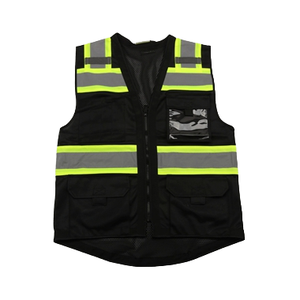 Venta Directa de Fábrica, Chaleco de Seguridad Reflectante de Alta Visibilidad ANSI Clase 1, Color Naranja, con Logotipo Personalizado y Cierre Frontal Exclusivo - Product Image 1