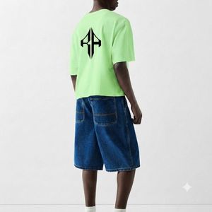 Camiseta de Alta Calidad para Hombre, 100% Algodón, Casual, Manga Corta, Corte Holgado, Personalizada con Serigrafía, Azul Marino, Secado Rápido - Product Image 3