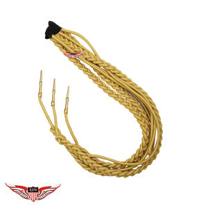Aiguillette dorée, Aiguillette allemande, Cordon d'épaule, Aiguillettes de la Royal Navy, Aiguillette torsadée avec pointe dorée métallique - Product Image 1