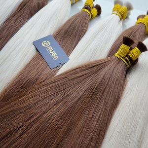 ผมต่อธรรมชาติแบบขายส่ง ไม่มีตะเข็บ 100% ผมเวียดนามแท้ ไม่ผ่านการแปรรูป สีบลอนด์ - Product Image 1