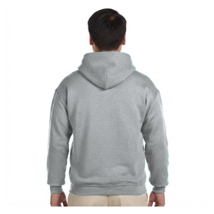 Sweat-shirt à capuche zippé pour homme, décontracté, uni, en molleton épais 100% coton, coupe oversize, avec poche avant et cordon de serrage - Product Image 2