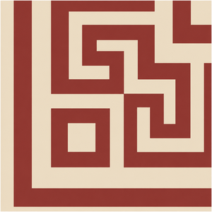 Azulejo Cerámico Encaustico Clásico, Adornos Modernos para Interiores de Villas, Azulejos Antideslizantes para Paredes y Pisos CTS C103.9(59-62) - Product Image 2