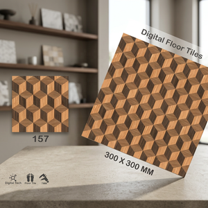 Carreaux émaillés en céramique beige clair 30x30 antidérapants au fini mat de marque Vistaar pour la conception de revêtements de sol en porcelaine pour l'intérieur de la cuisine - Product Image 4