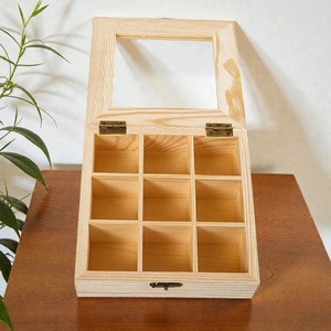 Organizador de Relojes de Madera de Pino Natural Sólido, 9 Ranuras, Moderno, Minimalista, Ecológico, Duradero, Caja de Almacenamiento para Decoración del Hogar - Product Image 3