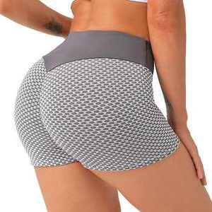 Shorts Deportivos de Cintura Alta con Estampado para Mujer, Shorts de Ciclismo de Secado Rápido sin Costuras para Yoga, Gimnasio, Correr y Hacer Ejercicio - Product Image 1