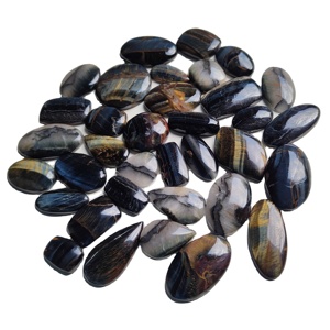 Pierre précieuse naturelle de quartz œil de tigre, qualité supérieure, pour accessoires de bijouterie, excellente pierre de guérison, taille coussin, tailles mixtes 10-60mm, effet de couleur changeant - Product Image 5