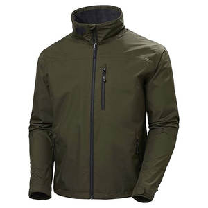 Vestes d'hiver pour hommes personnalisées, coupe-vent, softshell avec fermeture éclair, long manteau imperméable pour la randonnée en plein air avec doublure en mesh - Product Image 2