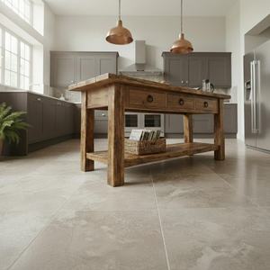 โต๊ะเตรียมอาหารครัวไม้เนื้อแข็งสุดหรู ปี 2026 ออกแบบมาพร้อมลิ้นชักในตัวสามช่อง ชั้นวางด้านล่างขนาดใหญ่ และแข็งแรงทนทาน - Product Image 1