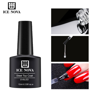 ICE NOVA Haute Brillance Grand Volume Sans Essuyage Sans Bâton Chrome Gel Top <span class=keywords><strong>Coat</strong></span> En Gros Acier Top <span class=keywords><strong>Coat</strong></span> Vernis À Ongles - Product Image 3
