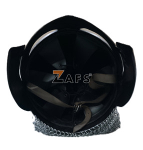 Casco Vikingo Medieval con Protección Facial Completa de Malla, Armadura de Caballero Hecha a Mano en Acero Suave, Disfraz de Cosplay para Adultos - Product Image 6