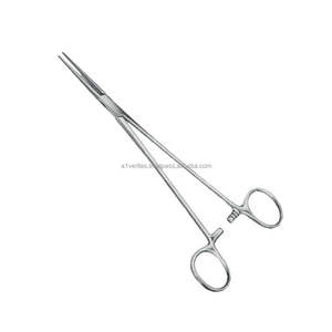 Pinzas arteriales Halstead-Mosquitoo A-1 VERITAS rectas/curvas de 18 cm/21 cm, juego de instrumentos reutilizables de acero inoxidable de alta calidad - Product Image 5
