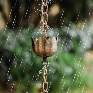 Cadena de Lluvia Decorativa de Hierro para Drenaje de Techos Exteriores y Accesorios Elegantes para Balcones, Fabricada por OEM - Product Image 6