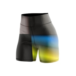 Wholesale Custom Logo Polyester Spandex High Waist Yoga Biker Short Fitness Workout Gym Short Women Sublimation <b>Booty</b> Short 2027 - Product Image 5