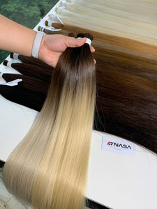 ผมต่อสีออมเบรแบบวาดคู่ยาว65ซม. ต่อผม100% บริสุทธิ์จากเวียดนาม - Product Image 4
