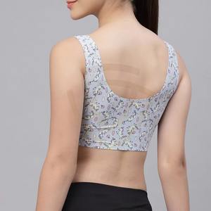 Soutien-gorge de sport à fort impact pour femme avec bretelles réglables, respirant, style simple pour la course et le yoga - Product Image 3