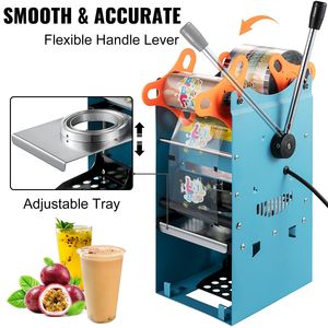 Manual Blue Boba <b>Tea</b> Sealing <b>Machine</b> 300-500 Cup/h Capacity 90/95mm Cup Diameter - Product Image 4