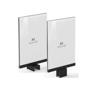 ขาตั้งป้ายโลหะแบบปรับได้พร้อมเคลือบกันน้ำสำหรับโปสเตอร์ โน้ต และจอแสดงผล - Product Image 3