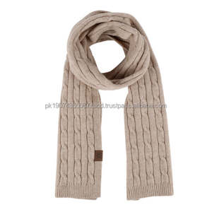 Bufandas de Punto Acrílicas con Estampado Digital, Cálidas y Transpirables, Edición Coreana Otoño Invierno para Hombre, Estilo INS, Largas - Product Image 1