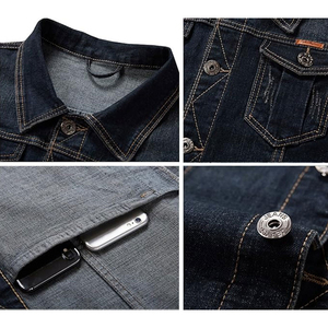 Chaleco de Mezclilla Lavada de Algodón Grueso para Hombre, Chaqueta sin Mangas de Invierno Transpirable, Ecológica y Casual de Alta Calidad - Product Image 6