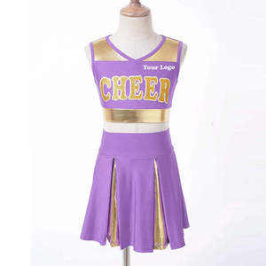 Tenues d'entraînement de cheerleading personnalisées pour femmes, vente en gros, ensembles d'uniformes de cheerleader 100% polyester - Product Image 5