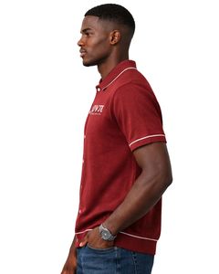 Polo Kappa Alpha Psi Diamond K Tonal Kream Premium Nupe, tenue décontractée grecque - Product Image 3