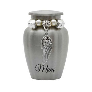 Urne souvenir en aluminium durable contenant de cendres funéraires souvenir hommage mémoire de crémation design élégant et durable - Product Image 4