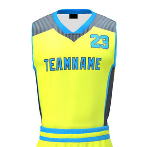 Uniforme de Baloncesto de Verano de Secado Rápido, Transpirable y Antibacterial, Estampado por Sublimación, Tallas Grandes, con Logotipo Bordado Personalizado - Product Image 4