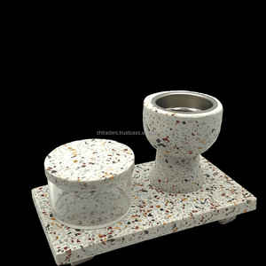 Ensemble de brûleur d'encens en bois de santal étoilé de luxe, encens traditionnel arabe, cadeau religieux du Ramadan, boîte cadeau - Product Image 4