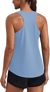 Débardeur sans manches tendance pour femme en tissu extensible doux, décontracté, mode estivale, basique, confortable, respirant et léger - Product Image 6
