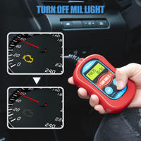 Lector de Códigos OBD2 MS300 con Pantalla LCD, Herramienta de Diagnóstico para Automóviles, Detección de Sistema Dual, Compatible con los 9 Protocolos, Escáner para Eliminar la Luz de Advertencia del Motor