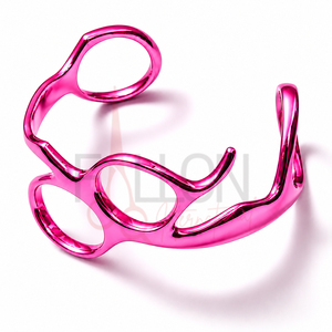 แหวนรูปกรรไกรตัดผมสีรุ้ง สร้อยข้อมือช่างตัดผม อุปกรณ์ช่างทำผม - Product Image 2