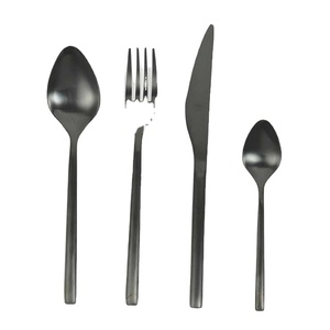 Juego de Cubiertos de Metal Decorativos, Cuchillo, Cuchara, Tenedor y Espátula, Juego de Cubiertos de Acero Inoxidable para Uso Diario en la Cocina del Hogar - Product Image 1