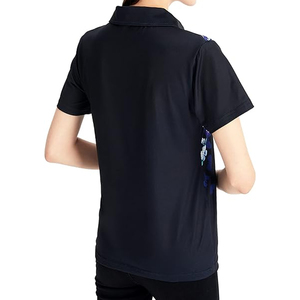 ZABEX SPORTS Polo tricoté respirant pour femme, haut tendance ZABEX SPORTS, polo à manches courtes pour femme, vêtements décontractés OEM ODM - Product Image 2