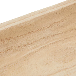 Cuencos de Madera de Paulownia Hechos a Mano para Decoración con Diseño Ovalado para Mesa o Entrada, 17 x 6 x 3 Pulgadas - Product Image 5