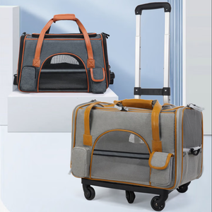 Bolsa de Transporte Transfronteriza para Mascotas, Transpirable, Portátil, para Gatos y Perros, Bolsa de Viaje de Mano y Hombro, Jaula para Mascotas para Coche - Product Image 5