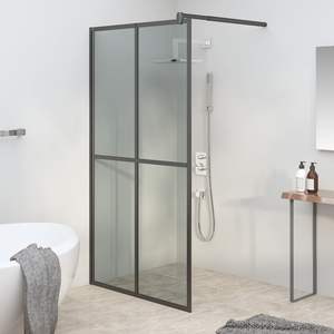 Paroi de douche en verre trempé foncé 46,5''x74,8'' pour cabine de douche - Product Image 1