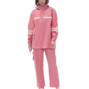Traje Impermeable para Lluvia, Chaqueta y Pantalones, Conjunto Impermeable para Motocicleta, para Conducir al Aire Libre, Pesca, Camping, Senderismo, Ropa Impermeable para Mujer - Product Image 1