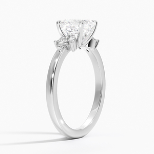 Anillo BOJ 0148 con Corte Asscher, Plata 925, Engaste de Racimo Marquise, Anillo Solitario con Diamante de 2ct, Color D, VVS1, Moissanita, Certificado GRA, en Oferta - Product Image 2