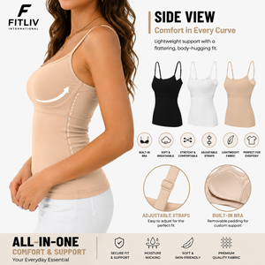 Venta al por mayor OEM: Ropa deportiva informal de verano transpirable, top de yoga tipo racerback para mujer en colores neón personalizados, de nailon y elastano. - Product Image 4