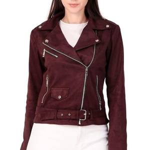 Chaquetas de Cuero para Mujer a Precio Económico, Nueva Colección en Venta Online, Chaquetas de Cuero de Color Sólido, Estilo Casual y Moderno - Product Image 3