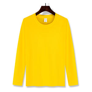 Custom Front logo 100% Polyester Casual Regular Fit Dry Gym <b>Long</b> <b>Sleeves</b> <b>T</b>-<b>Shirt</b> for <b>Men's</b> and Women's - Product Image 4