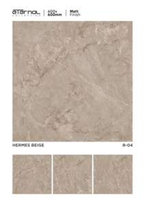 Solución de suelo de porcelana mate con diseño de tallado técnico de 60x60 cm que ofrece una superficie con tacto esculpido y un piso interior contemporáneo. - Product Image 4