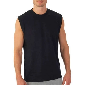 Débardeur sans manches en polyester tricoté de haute qualité pour homme, respirant, décontracté, vêtement d'été pour homme, logo personnalisé - Product Image 6