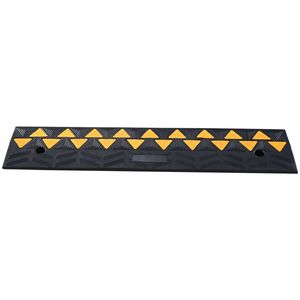 Rampa in gomma per carichi pesanti da 15T, altezza 3,7 pollici, larghezza 10 pollici, lunghezza 39,4 pollici, per marciapiedi, vialetti e parcheggi, resistente alle intemperie al 100% - Product Image 2