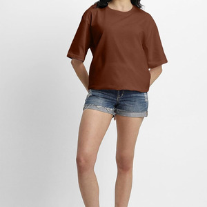 Camiseta Clásica con Cuello Redondo para Mujer, Corte Regular, Ligera, Personalizada, Manga Corta, Premium, Casual, Ecológica, Antiarrugas, Último Modelo 2026 - Product Image 2
