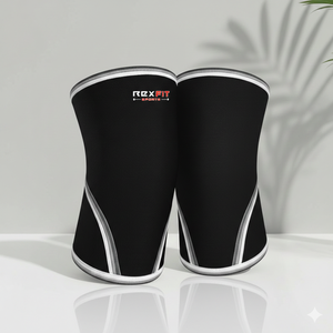 Rexfit Sport - Mangas de Compresión para Codos de 5 mm, para Levantamiento de Pesas, Entrenamiento de Fisicoculturismo y Crossfit - Product Image 1