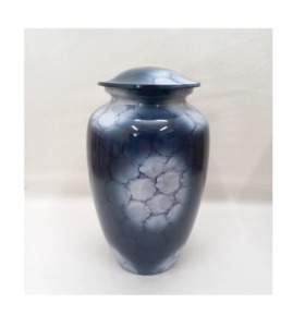 Handmade Classic Indian Metal Cremation Urn with Secure Lid Rust-Proof Design for Bulk Human Ashes <b>Vase</b> - Product Image 5