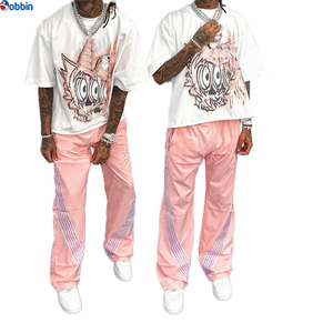 Men Outfit Stylish Casual Unisex <b>Sets</b> Custom Heat-Transfer Printed Solid Summer Lightweight Breathable 2pcs <b>Set</b> Short Sleeve - Product Image 2