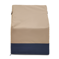 Sarung Kursi Makan Luar Ruangan Anti Debu Tanpa Lengan HDT, Bahan Polyester Oxford 420D/600D Tahan Air dan Tahan UV